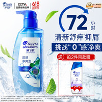 海飞丝 止痒抑屑洗发水 蓬松无硅油360g 深透净爽控油头皮护理 头皮护理360G