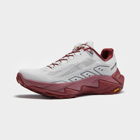 凯乐石（KAILAS）越野跑山鞋 抓地缓震户外低帮徒步鞋运动跑鞋(Fuga Yao 2) 男女 女-亮白/霁红【透气｜湿地止滑】 41