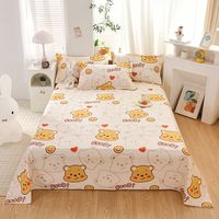 金柒 新疆棉纯棉床单 100%全棉 单双人学生宿舍被单 2024新款 四季通用