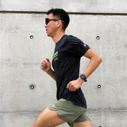 new balance 男跑步训练户外运动短袖T恤 MT41255