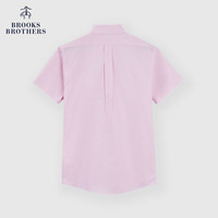 布克兄弟（BrooksBrothers）男士秋冬纯色刺绣logo休闲衬衫 B650-粉色 M