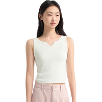 森马 Semir背心女短款针织内搭显高女士夏紧身纯色上衣百搭109324102001