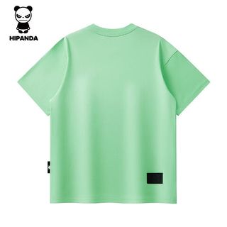  HIPANDA/你好熊猫 纯棉 男士T恤