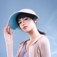 KAZUKOIN 防晒帽女款加宽大帽檐空顶帽防紫外线户外骑行遮阳帽子