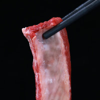春禾秋牧原切牛肋条肉 生鲜牛肉谷饲 去骨牛肋条 烤肉炖煎火锅 净重2斤 原切牛肋条