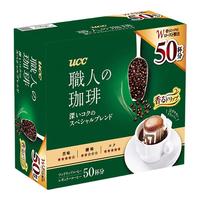 UCC悠诗诗滴滤式职人挂耳咖啡粉挂耳式手冲黑咖啡50p/盒