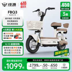 绿源 新国标电动自行车 卡乐07尊享版 成人通勤代步电瓶车FBQ3 到门店选颜色（无需驾照）