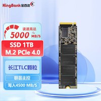金百达M.2固态硬盘KP260 PRO 512G 1T 2T PCIE 4.0 nvme协议 联芸主控TLC颗粒 笔记本台式机SSD硬盘 KP260 1TB 4.0【长江存储TLC】 散热片