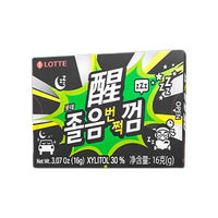 乐天LOTTE倍爽口香糖11粒/板 韩国进口提神开车熬夜零食广场