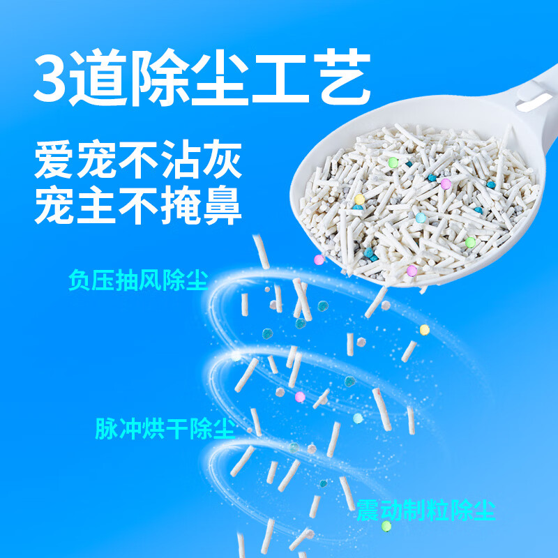 肉垫（rodin）猫砂混合豆腐猫砂植物膨润土除臭低尘结团不粘底大规格k  12包