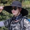 语森忆 帽子男夏季超大帽檐太阳帽