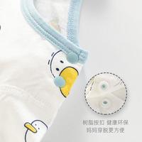 婴儿背带裤套装夏季短袖两件套超萌外出衣服男女宝宝连体裤夏装潮