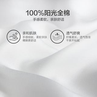 100支双股长绒棉贡缎全棉四件套简约绣花轻奢风居家套件