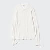 优衣库 UNIQLO 女士罗纹POLO领针织开衫 UQ474986
