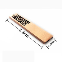 DaFonQi 投标用U盘 招标U盘电脑办公优盘 金属防水 小容量投标中国风logo展会优盘 【窗花-袋装】免费刻字 16GB