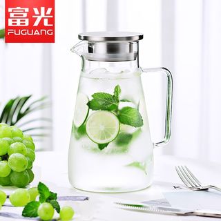 富光冷水壶玻璃耐热高温凉水壶家用凉白开水杯扎壶大容量茶壶套装