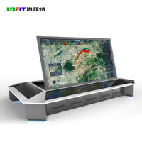 洛菲特 lofit）98英寸电子沙盘三维数字沙盘地理与态势信息系统电子训练作战可升降触控大屏 LFT98SP-XT2