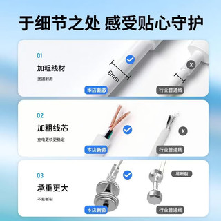  艾昊者 120W快充 快充数据线  【120W三合一快充线】1条 TPE 6A