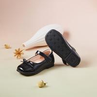 童鞋女童公主鞋皮鞋芭蕾风鞋子软底2025春秋新鞋魔术贴易穿脱