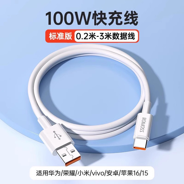 罗马仕 CB304 Type-C 66W 数据线