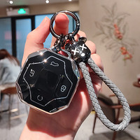 潮盟 2023款奇瑞捷途旅行者钥匙套捷途四驱穿越pro汽车包保护壳 智能四键配芝麻熊手绳