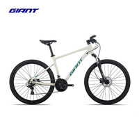 捷安特 25款ATX 660铝合金21速油压碟刹成人变速山地自行车 全消光杏子灰 26×17.5 M 165-180cm