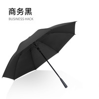 雅典秀 Yadian Show 雅典秀 20211022 24骨自动雨伞 男士女士晴雨两用伞 长柄 双人伞 抗风 结实 超大号 黑色