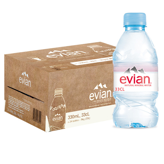 evian 矿泉水 330ml*24瓶