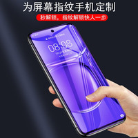严明荣耀x60/GT钢化膜防窥荣耀X60/GT手机膜全屏玻璃抗蓝光高清防指纹手机贴膜 荣耀x60【蓝光款】藤森抗蓝光2片装