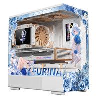 爱国者星璨岚星璨小岚屏显版海景房机箱主题UV打印MATX全景240水冷台式机电脑主机箱 小岚屏显 芙宁娜花嫁主题