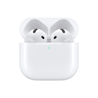 苹果 Apple AirPods 4 主动降噪款 半入耳式真无线蓝牙耳机 白色 无线充电