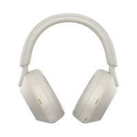 索尼 SONY WH-1000XM5 耳罩式头戴式主动降噪蓝牙耳机 米色