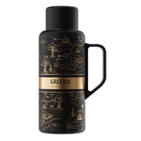 格丽思(GREENIS)纯钛传世壶钛杯焖茶壶保温壶焖泡壶传家壶家用暖热茶水壶机械温显 旋钮款(图案随机指定联系客服)