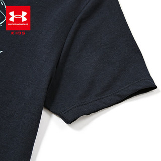 安德玛（Under Armour）儿童短袖T恤印花休闲T恤男夏季宽松透气运动圆领上衣1389767