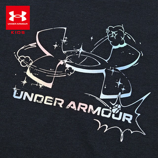 安德玛（Under Armour）儿童短袖T恤印花休闲T恤男夏季宽松透气运动圆领上衣1389767