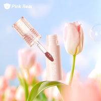 Pink Bear琉光镜面水光布丁唇釉泡泡水光唇釉mini装临期 L310 白桃乌龙