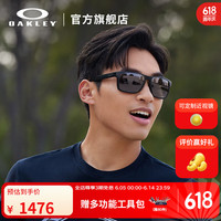 OAKLEY HOLBROOK方形谱锐智墨镜休闲彩色太阳眼镜9417 谱锐智黑色偏光9417-05