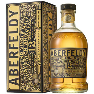  Aberfeldy 马德拉桶 单一麦芽威士忌  12年700ml 6-15年 40%vol