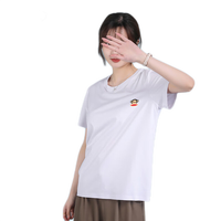 大嘴猴（paul frank）短袖t恤女纯棉T恤品牌印花宽松百搭打底衫女上衣女