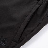 奥索卡新款户外软壳裤 英伦风宽松直筒加绒保暖长裤男207314