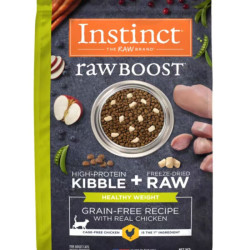 Instinct 生鲜本能百利猫粮高蛋白无谷鸡猫粮全猫通用粮低敏火鸡猫粮 生鲜鸡控制体重4.5