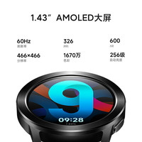 小米 Xiaomi Watch S3 蓝牙版 智能手表 47mm 银色 氟橡胶表带