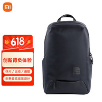 小米 Xiaomi MI 小米 休闲运动双肩包 男女笔记本电脑包 黑色