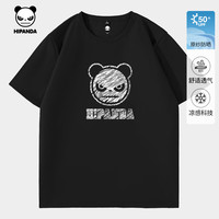 HIPANDA/你好熊猫 锦氨防晒 男士短袖T恤