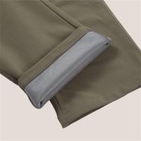 奥索卡户外男士运动裤 秋冬登山徒步防风透气软壳裤 207325 深褐-456 M/170