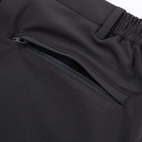 奥索卡户外男士运动裤 秋冬登山徒步防风透气软壳裤 207325 黑-301 3XL/190