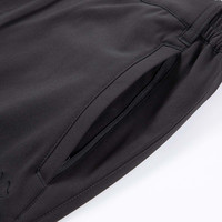 奥索卡户外男士运动裤 秋冬登山徒步防风透气软壳裤 207325 黑-301 XL/180