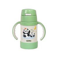 膳魔师 儿童保温杯带把手 TCKK 熊猫 竹叶青280ml