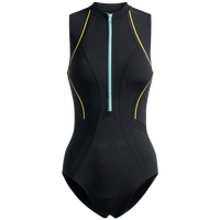 速比涛(Speedo)黑标Hero6.0鲨鱼皮极光塑身小高领无袖连体泳衣竞速训练