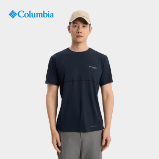 Columbia哥伦比亚 钛金系列降温吸湿速干短袖T恤 010黑色 S